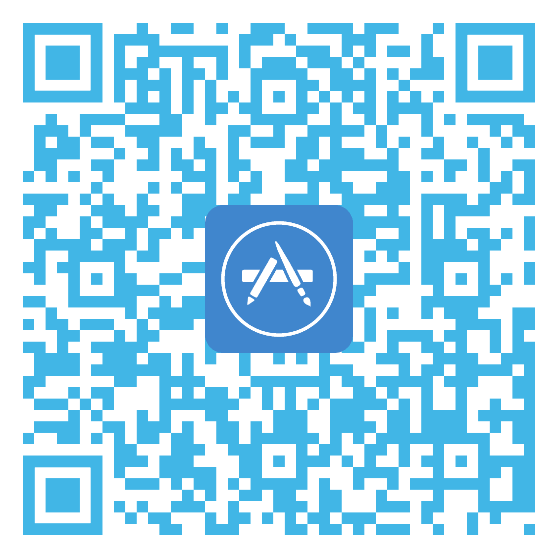 QR code to City of Powder Springs app for iPhones via App Store